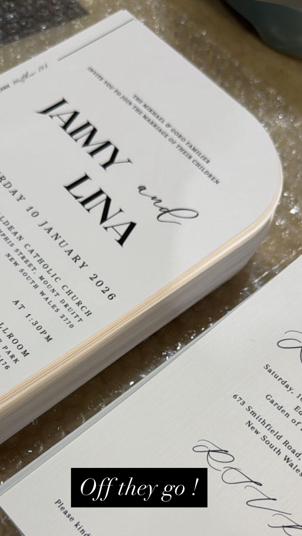 JAIMY & LINA: HALF ARCH