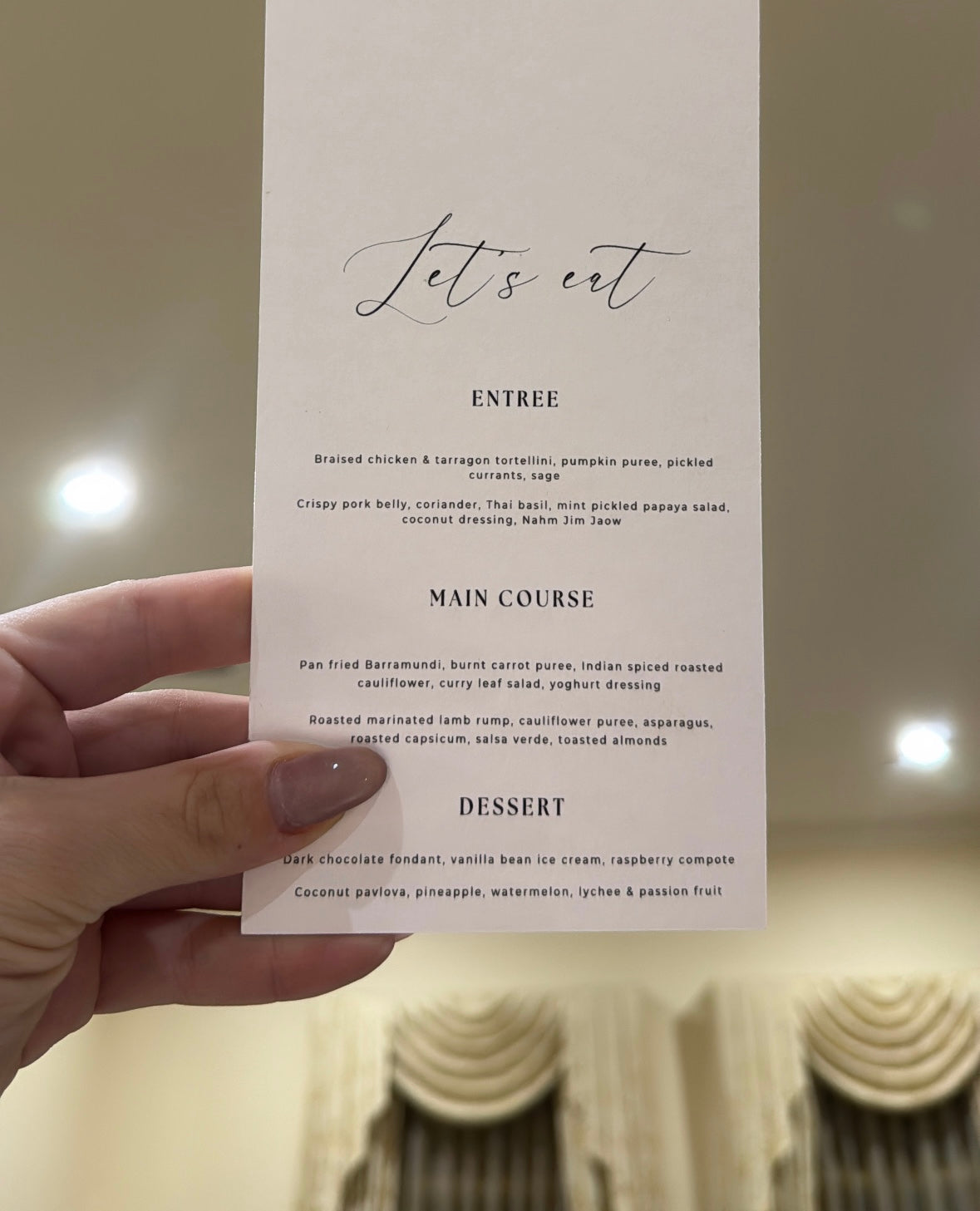 Menus