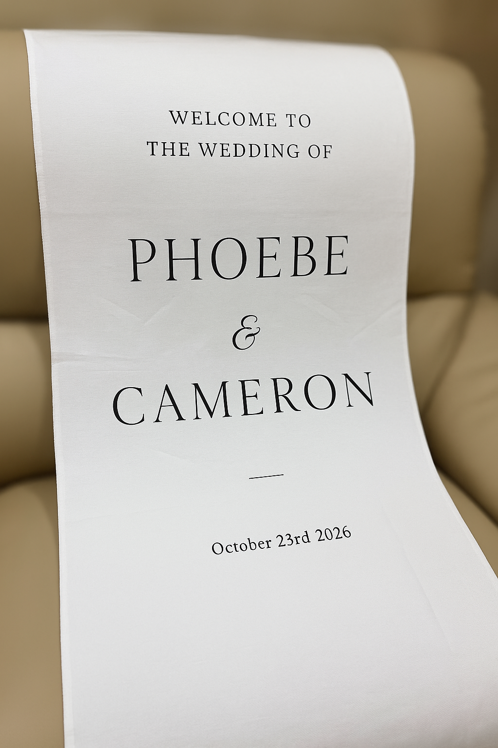 LINEN SIGNAGE
