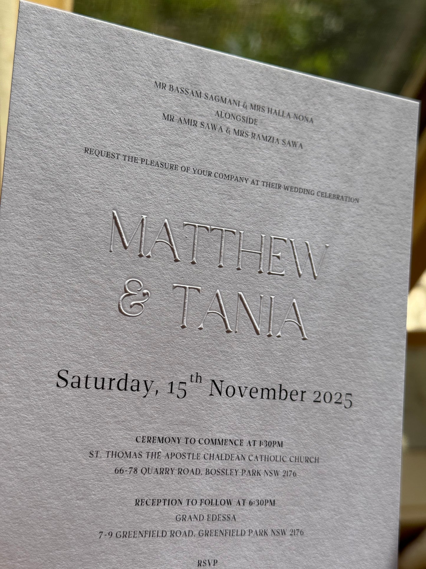Matthew & Tania