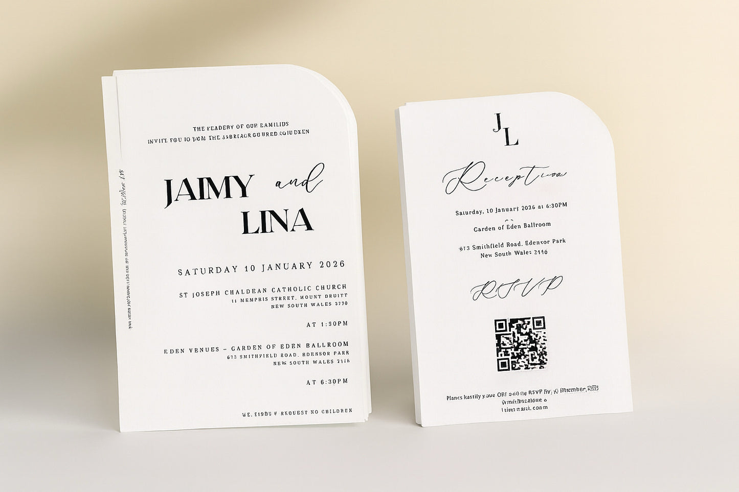 JAIMY & LINA: HALF ARCH
