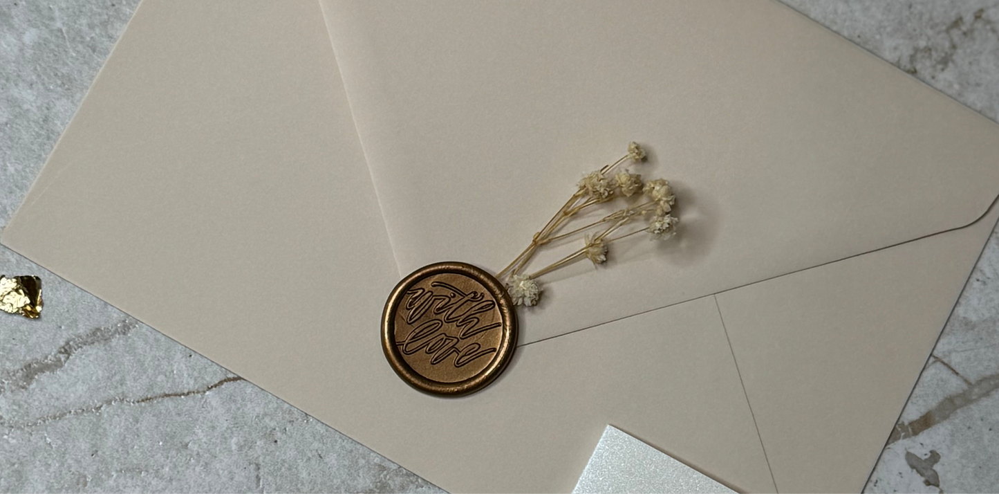 Custom Engraved Wax Seal - Add On