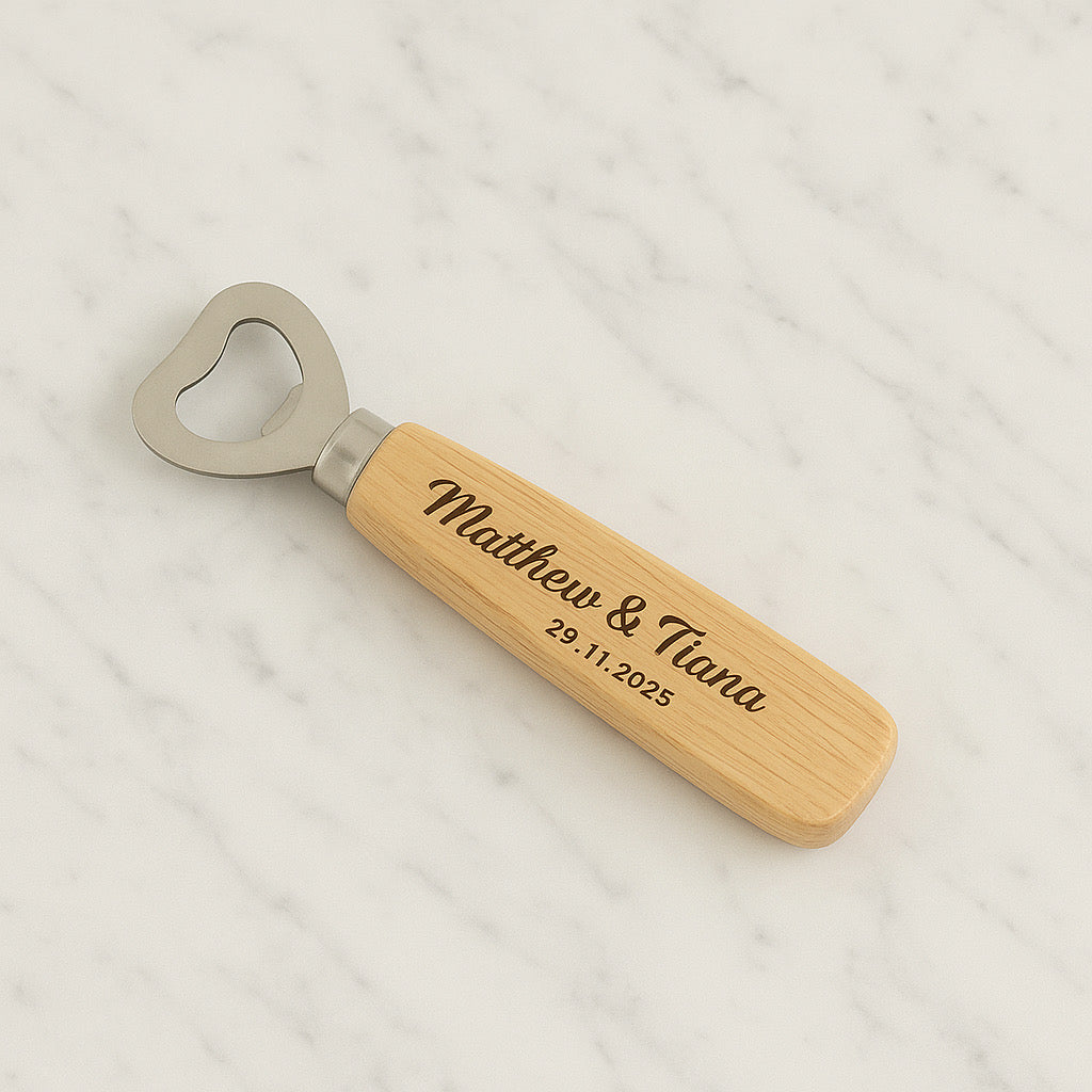 Personalised Wooden Bottle Opener