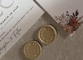 Custom Engraved Wax Seal - Add On