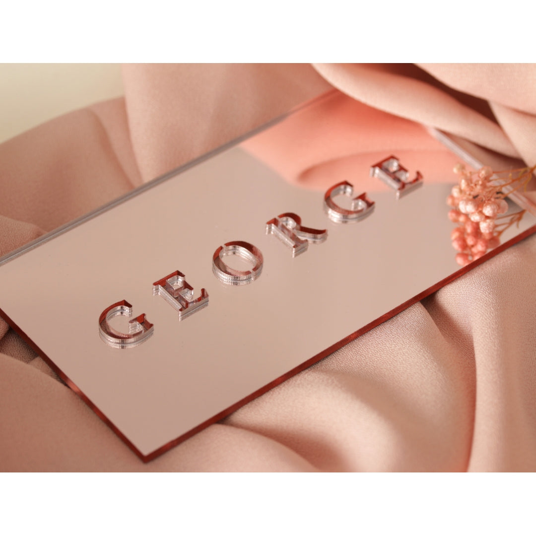 Acryic Laser Cut Place Card
