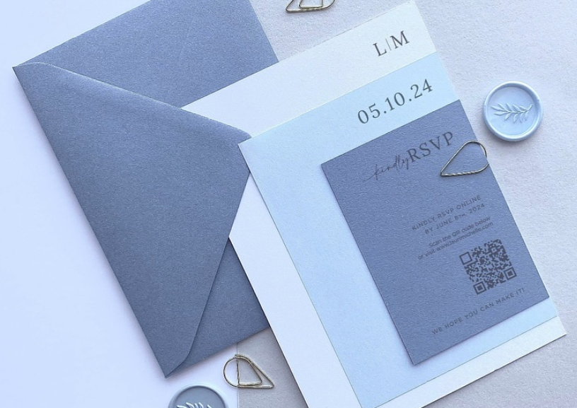 SIMPLE BUT CHIC INVITATION SUITE: SEMI CUSTOM