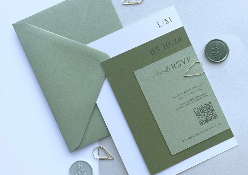 SIMPLE BUT CHIC INVITATION SUITE: SEMI CUSTOM