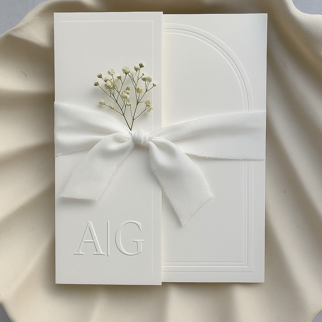 Custom Embossed Invitation Wraps