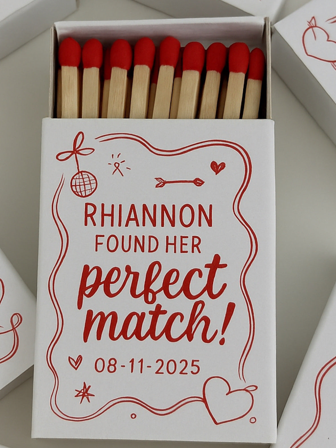 Personalised Match Box