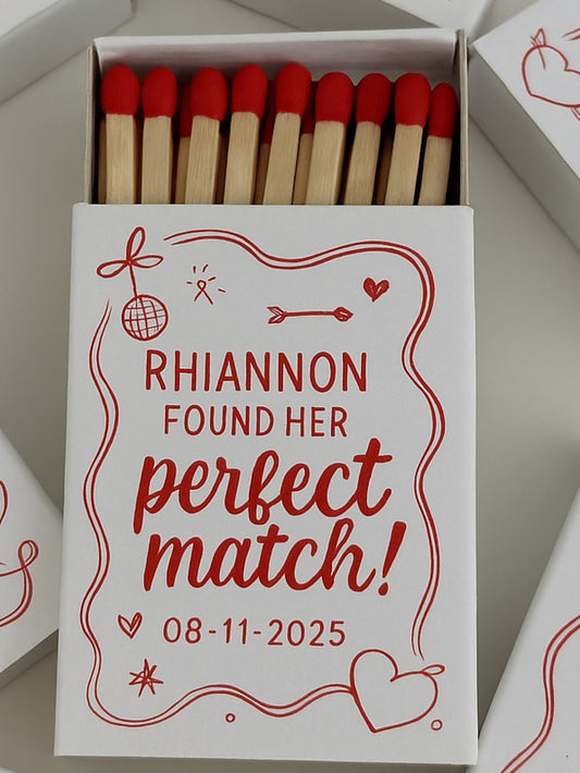 Personalised Match Box