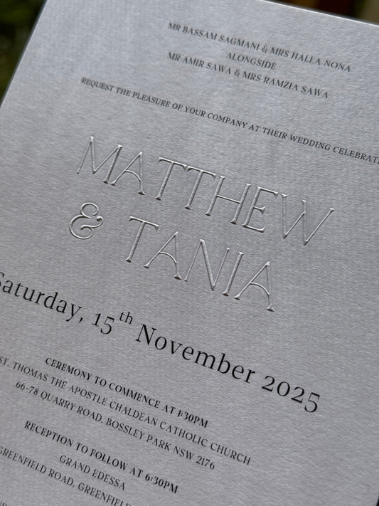 Matthew & Tania
