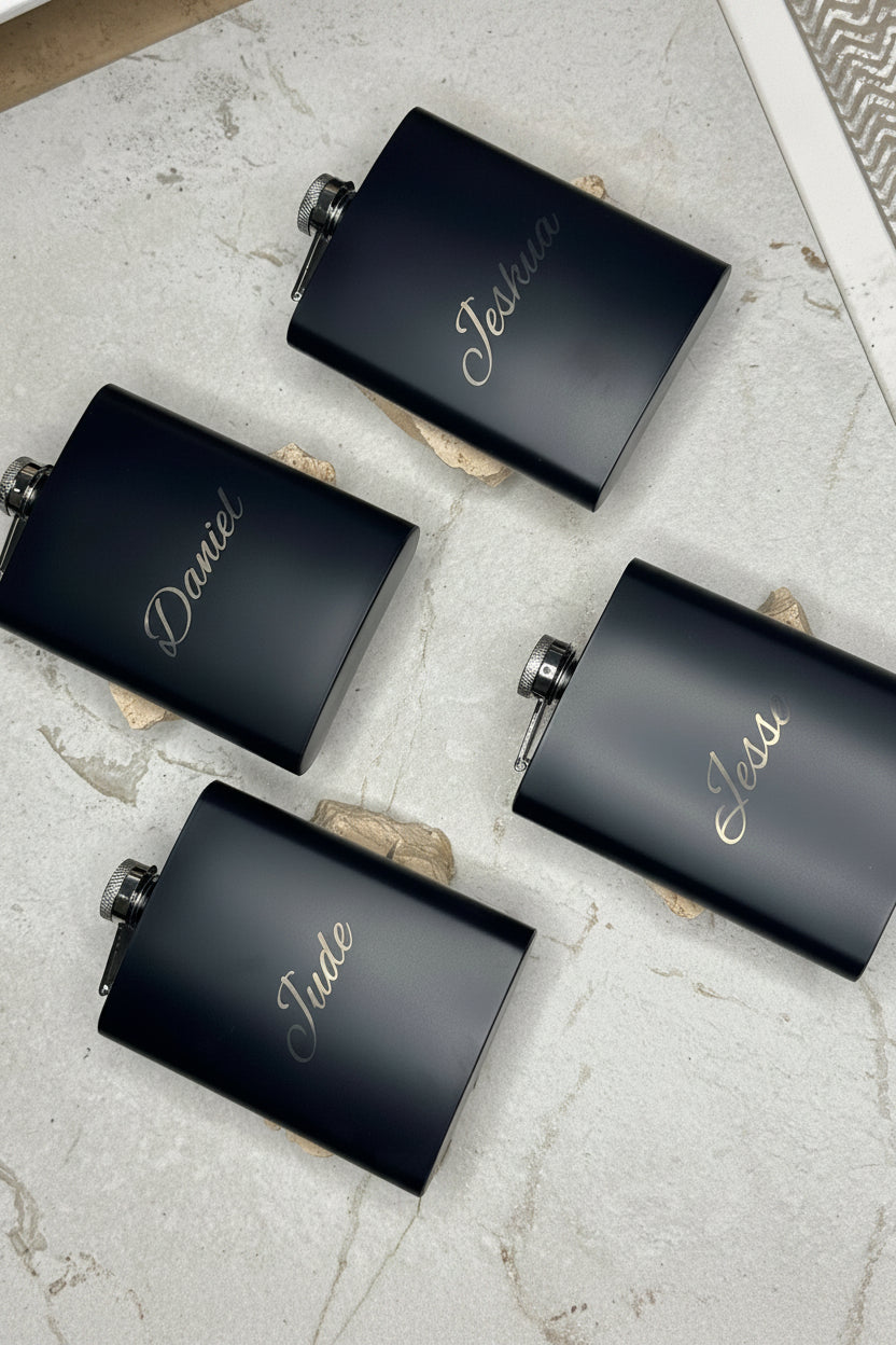 Custom engraved flasks 